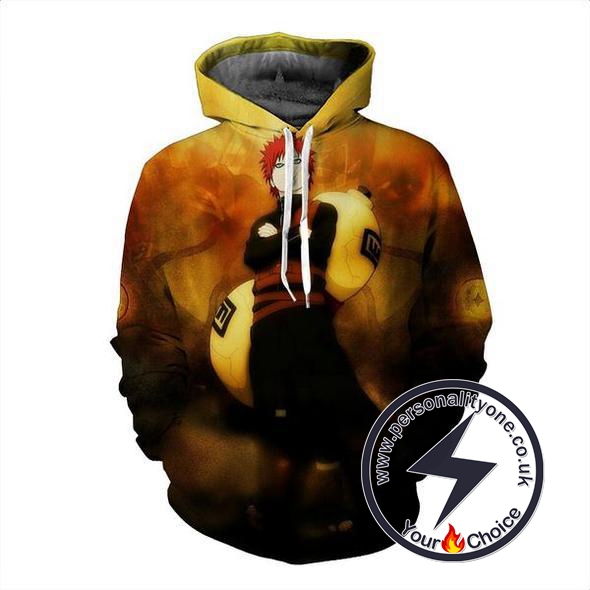 Naruto - Gaara 3D - Naruto Hoodies